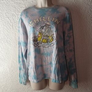 Urban Nation Chillin Skeleton Shirt